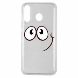 Чехол для Samsung M30 Red ball smile - PrintSalon