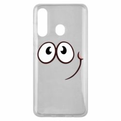 Чехол для Samsung M40 Red ball smile - PrintSalon