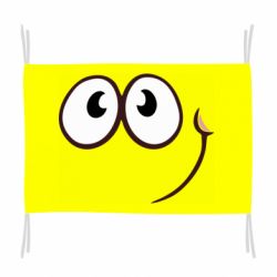 Флаг Red ball smile - PrintSalon