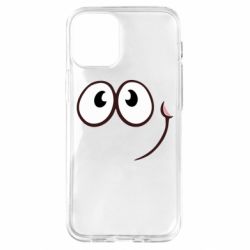 Чехол для iPhone 12 mini Red ball smile - PrintSalon