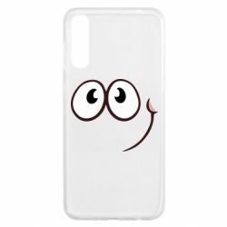 Чохол для Samsung A50 Red ball smile