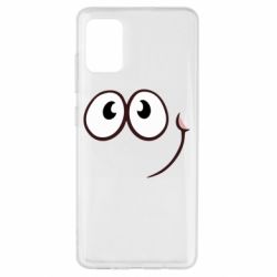 Чохол для Samsung A51 Red ball smile