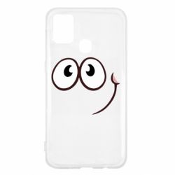 Чехол для Samsung M31 Red ball smile - PrintSalon