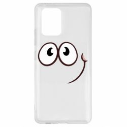 Чехол для Samsung S10 Lite Red ball smile - PrintSalon