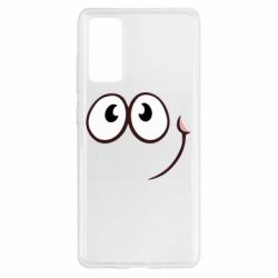 Чехол для Samsung S20 FE Red ball smile - PrintSalon