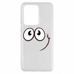 Чехол для Samsung S20 Ultra Red ball smile - PrintSalon