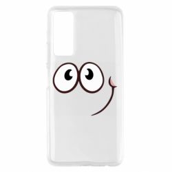 Чехол для Huawei P Smart 2021 Red ball smile - PrintSalon