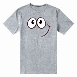 Мужская футболка премиум Red ball smile - PrintSalon