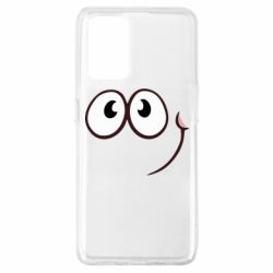 Чехол для Oppo A74 4G Red ball smile - PrintSalon