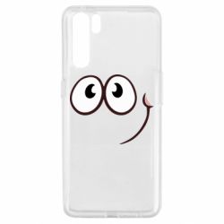 Чохол для Oppo A91 / Reno3Red ball smile