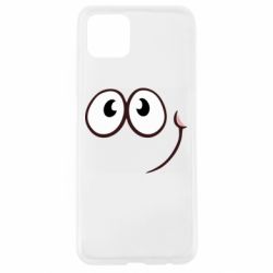 Чехол для Oppo A92s Red ball smile - PrintSalon