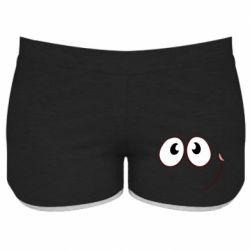 Женские шорты Red ball smile - PrintSalon