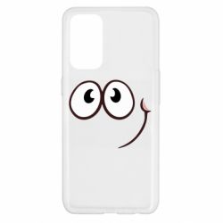 Чехол для Oppo Reno 5 4G Red ball smile - PrintSalon