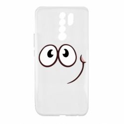 Чехол для Xiaomi Redmi 9 Red ball smile - PrintSalon