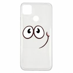 Чехол для Xiaomi Redmi 9c Red ball smile - PrintSalon