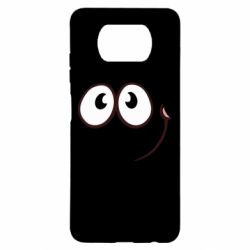 Чехол для Xiaomi Poco X3 Red ball smile - PrintSalon