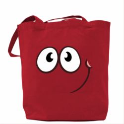 Эко-сумка Red ball smile - PrintSalon