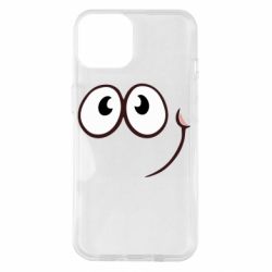 Чехол для iPhone 14 Red ball smile - PrintSalon