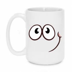 Чашка 420ml Red ball smile - PrintSalon