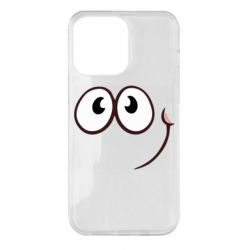 Чехол для iPhone 14 Pro Max Red ball smile - PrintSalon