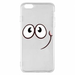 Чехол для iPhone 6 Plus/6S Plus Red ball smile - PrintSalon