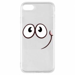 Чехол для iPhone 7 Red ball smile - PrintSalon