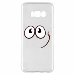 Чехол для Samsung S8 Red ball smile - PrintSalon