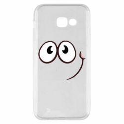 Чехол для Samsung A5 2017 Red ball smile - PrintSalon