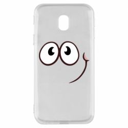 Чехол для Samsung J3 2017 Red ball smile - PrintSalon