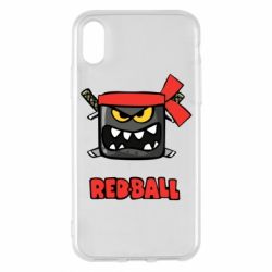 Чохол для iPhone X/Xs Red ball - PrintSalon