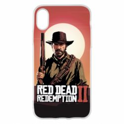 Чохол для iPhone X/Xs Red Dead Redemption 2 and hero - PrintSalon
