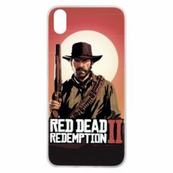 Чехол для Xiaomi Redmi 7A Red Dead Redemption 2 and hero-PrintSalon Чехол для Xiaomi Redmi 7A Red Dead Redemption 2 and hero