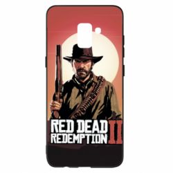 Чохол для Samsung A8+ 2018 Red Dead Redemption 2 and hero - PrintSalon