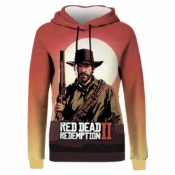 Жіноче 3D худі Red Dead Redemption 2 and hero - PrintSalon