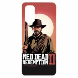 Чехол для Realme 7 Pro Red Dead Redemption 2 and hero