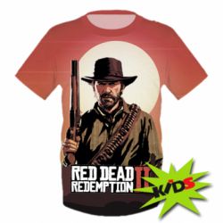 Дитяча 3D футболка Red Dead Redemption 2 and hero - PrintSalon
