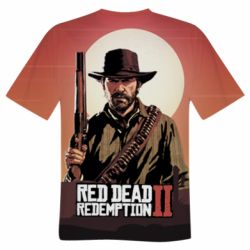 Чоловіча футболка 3D Red Dead Redemption 2 and hero - PrintSalon