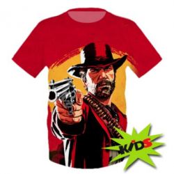 Детская 3D футболка RED DEAD REDEMPTION 2 - PrintSalon