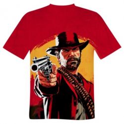 Мужская футболка 3D RED DEAD REDEMPTION 2 - PrintSalon