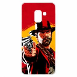 Чохол для Samsung A8 2018 RED DEAD REDEMPTION 2-PrintSalon Чохол для Samsung A8 2018 RED DEAD REDEMPTION 2