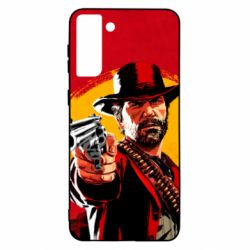 Чехол для Samsung S21 Ultra RED DEAD REDEMPTION 2 - PrintSalon