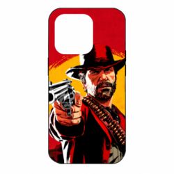Чехол для iPhone 14 Pro RED DEAD REDEMPTION 2 - PrintSalon