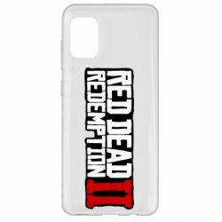 Чехол для Samsung A31 Red Dead Redemption logo - PrintSalon