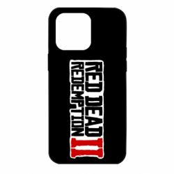 Чехол для iPhone 14 Pro Max Red Dead Redemption logo - PrintSalon