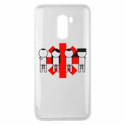 Чехол для Xiaomi Pocophone F1 Red Hot Chili Peppers Group - PrintSalon