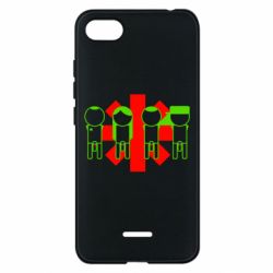 Чехол для Xiaomi Redmi 6A Red Hot Chili Peppers Group - PrintSalon