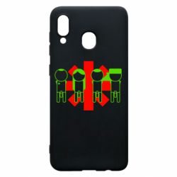 Чехол для Samsung A20 Red Hot Chili Peppers Group - PrintSalon