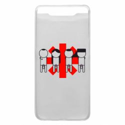 Чехол для Samsung A80 Red Hot Chili Peppers Group - PrintSalon