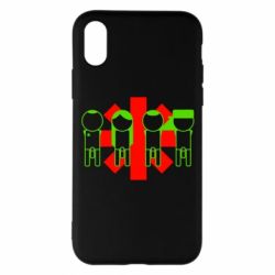 Чехол для iPhone X/Xs Red Hot Chili Peppers Group - PrintSalon