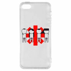 Чехол для iPhone5/5S/SE Red Hot Chili Peppers Group - PrintSalon